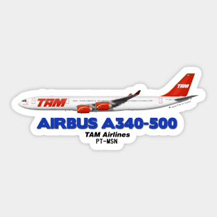 Airbus A340-500 - TAM Airlines Sticker